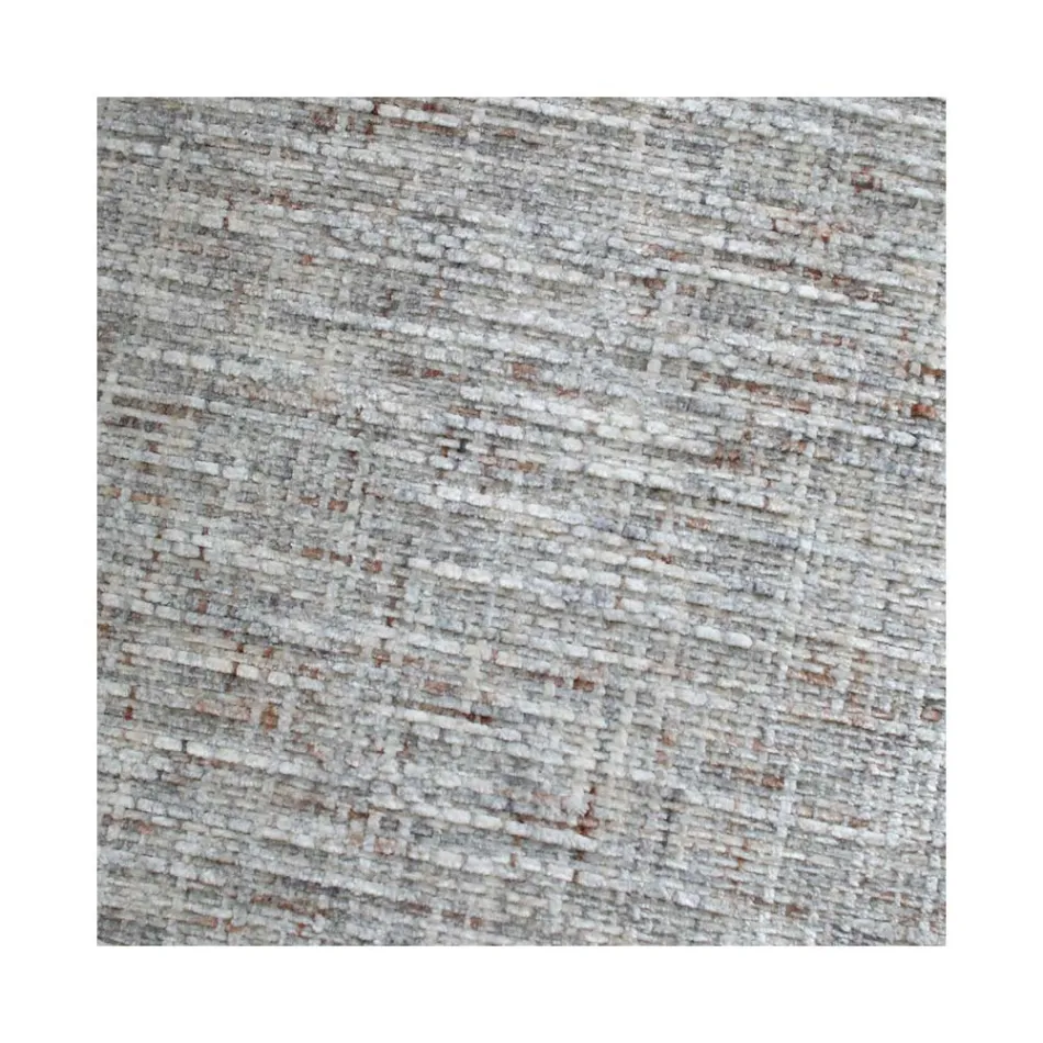 Metalen fauteuil en Neve Cashmere zitting Made in Italy - Ivy Viadurini