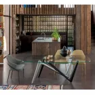 Metalen fauteuil en zitting van gerecyclede stof Made in Italy - Salie Viadurini