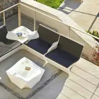 Design lounge fauteuil Slide Kami Colored Ichi made in Italy Viadurini