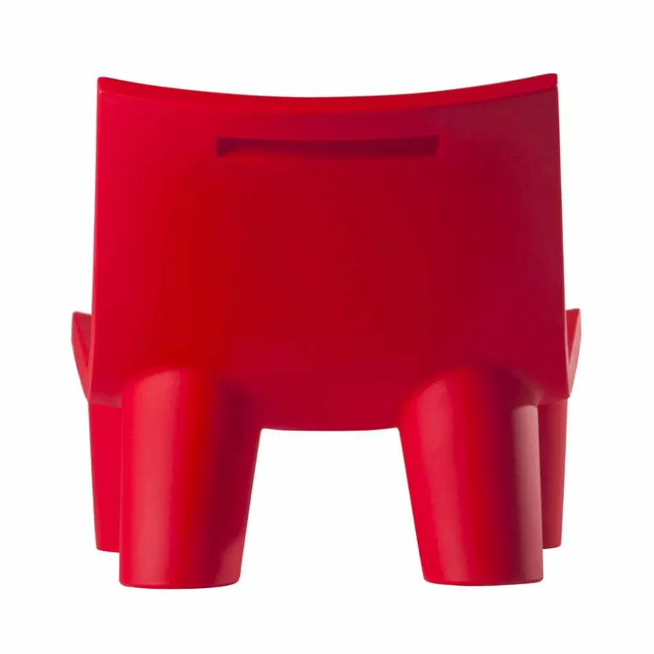 Glijdende design fauteuil Low Lita gekleurd gemaakt in Italië Viadurini