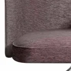 Draaibare bureaufauteuil met wielen en armleuningen Made in Italy - Felix Viadurini