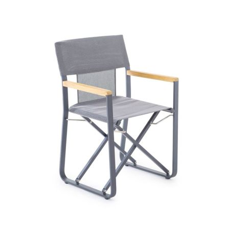 Outdoor opvouwbare fauteuil in aluminium gemaakt in Italië - Liberato Viadurini