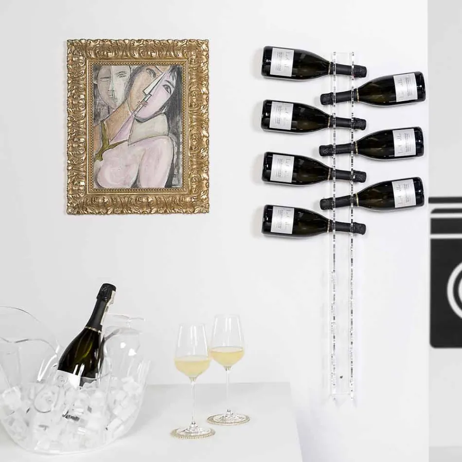 Porta flessen transparante wand van de baby Groot L6xH100xP11cm Viadurini