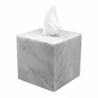 Moderne zakdoekhouder in wit Carrara-marmer gemaakt in Italië - Rafa Viadurini
