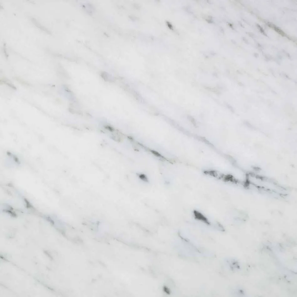 Moderne zakdoekhouder in wit Carrara-marmer gemaakt in Italië - Rafa Viadurini