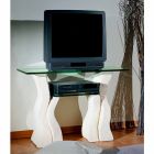 De tv staat in steen en kristal met een elegant Khloe-ontwerp Viadurini