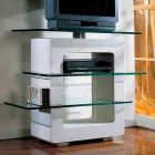 Modulaire tv-standaard in steen en kristal van modern design Agnes Viadurini