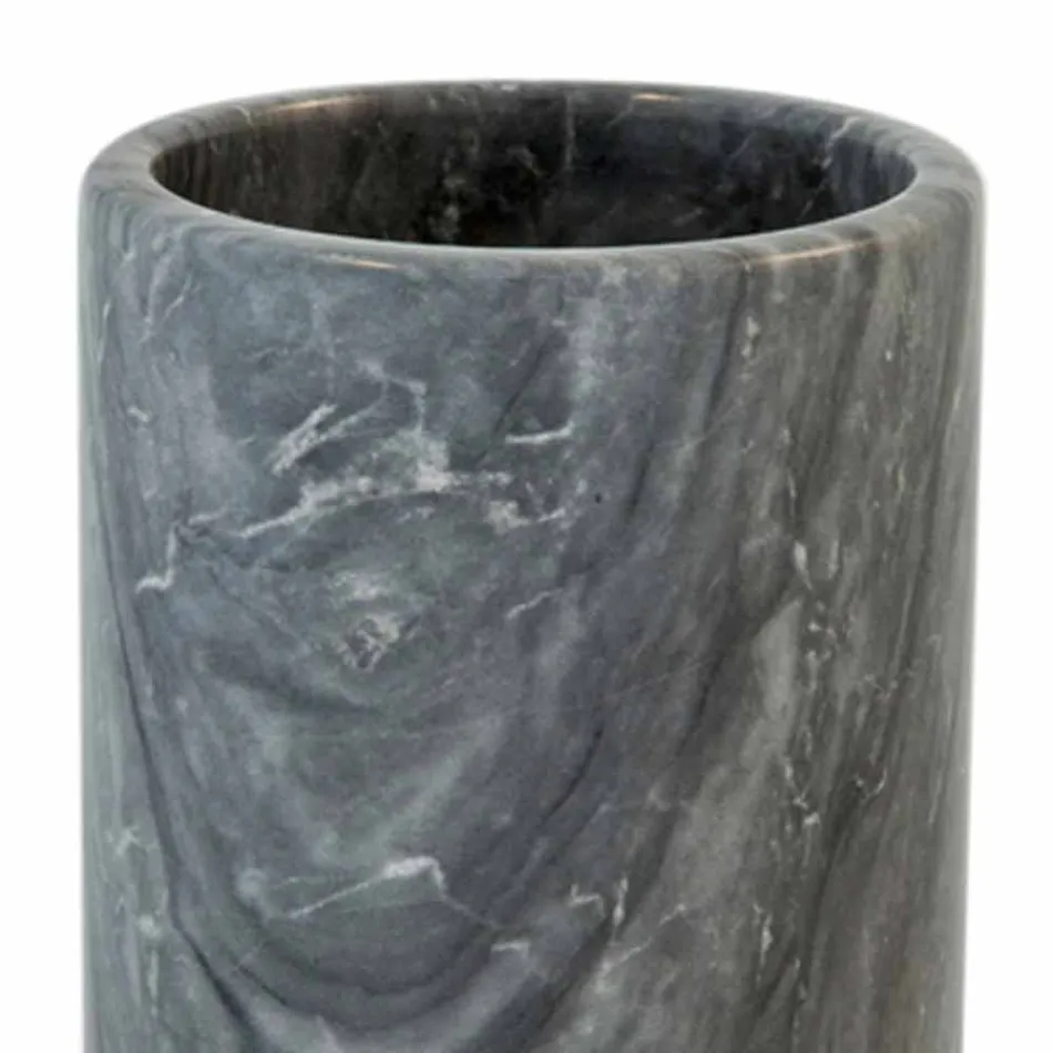 Keuken gereedschaphouder in wit grijs of zwart marmer gemaakt in Italië - Tulvio Viadurini