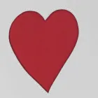 Eigentijdse lederen wasmand gemaakt in Italië Adele, hartinzet Viadurini