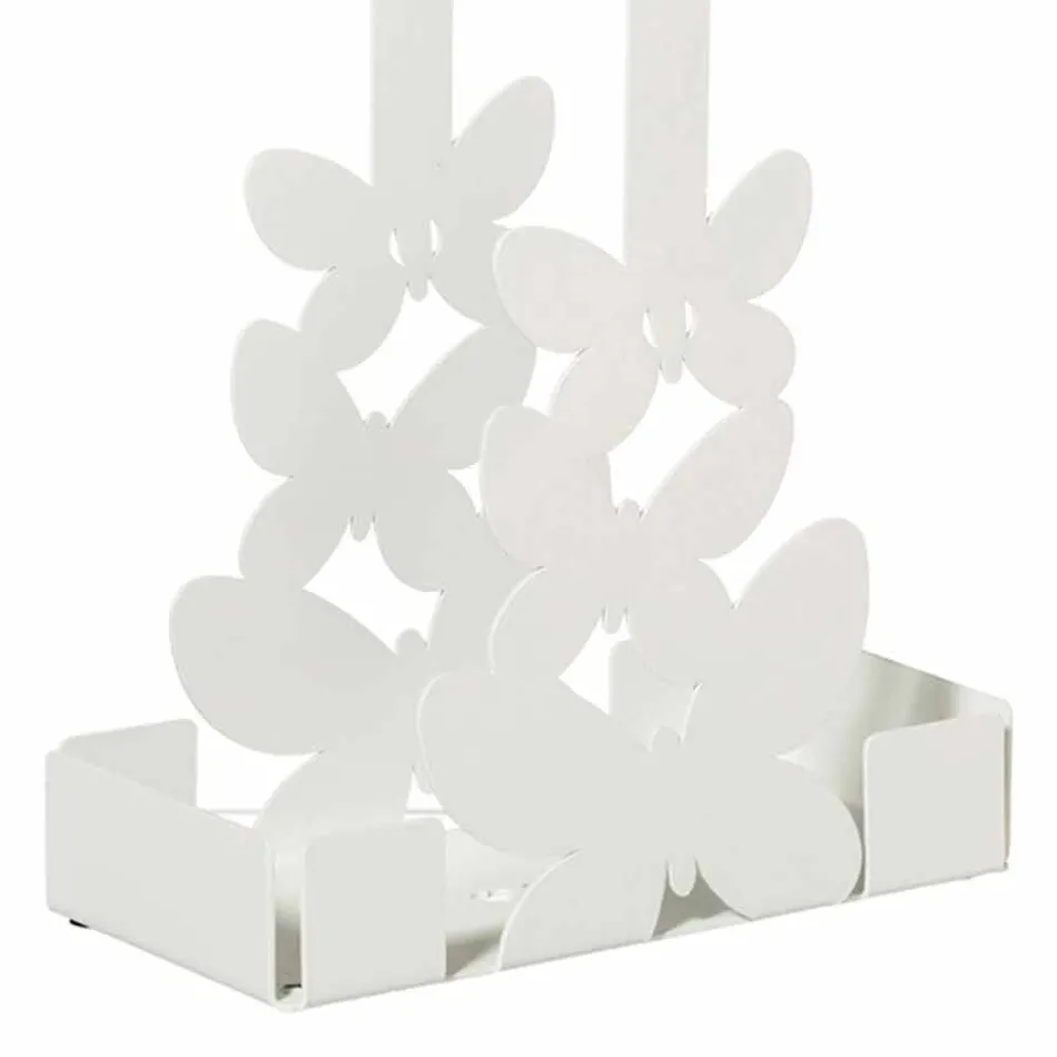 Dubbele bekerhouder in wit, beige of ivoorijzer Gemaakt in Italië - Leiden Viadurini