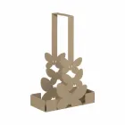 Dubbele bekerhouder in wit, beige of ivoorijzer Gemaakt in Italië - Leiden Viadurini