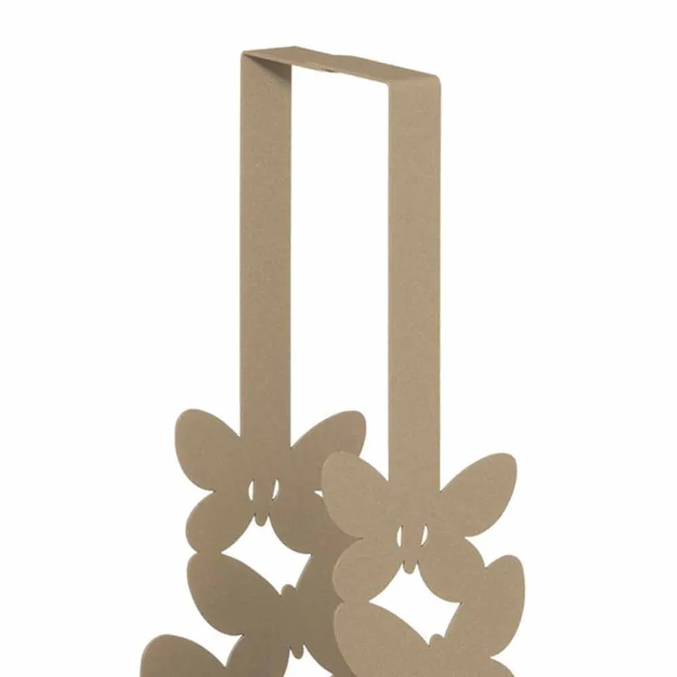 Dubbele bekerhouder in wit, beige of ivoorijzer Gemaakt in Italië - Leiden Viadurini