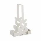 Dubbele bekerhouder in wit, beige of ivoorijzer Gemaakt in Italië - Leiden Viadurini