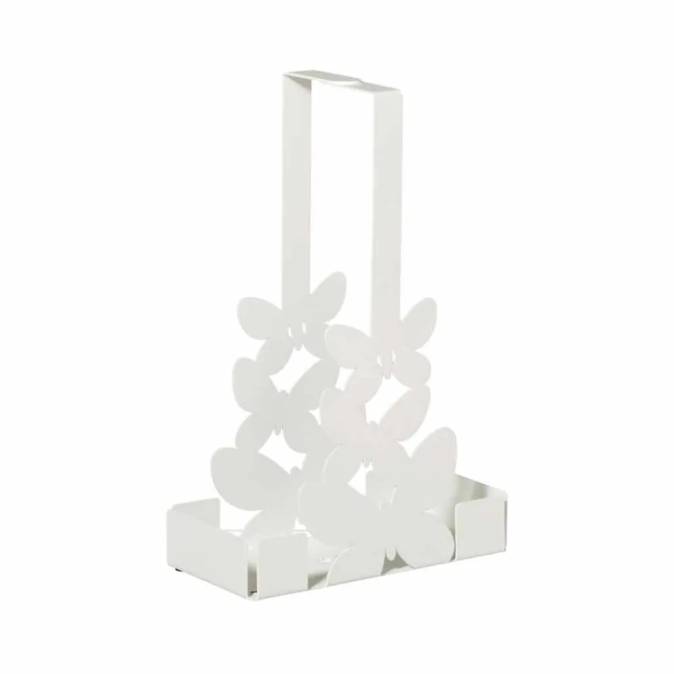 Dubbele bekerhouder in wit, beige of ivoorijzer Gemaakt in Italië - Leiden Viadurini