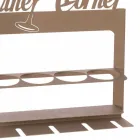 Handgemaakte flessenhouder in kostbaar ijzer Made in Italy - Maste Viadurini