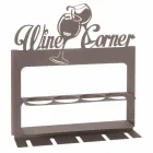 Handgemaakte flessenhouder in kostbaar ijzer Made in Italy - Maste Viadurini