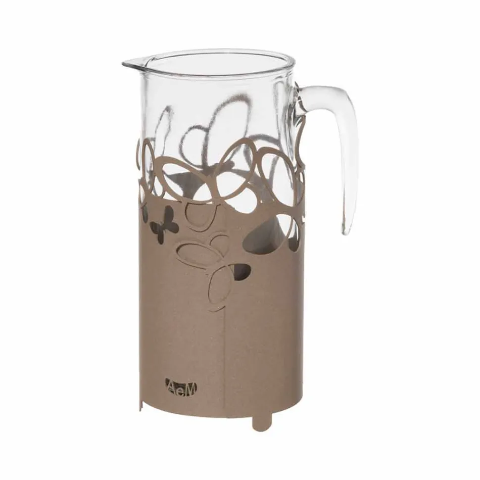 Moderne flessenhouder in wit, beige of ivoorijzer Gemaakt in Italië - Leiden Viadurini