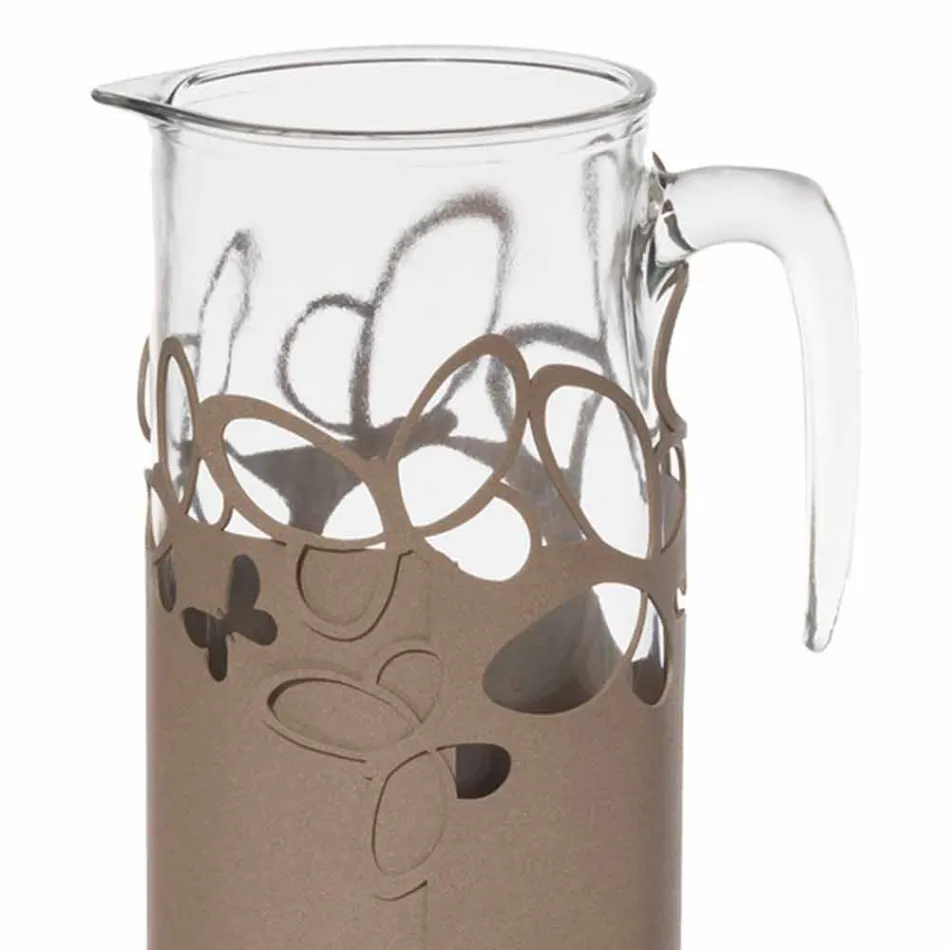 Moderne flessenhouder in wit, beige of ivoorijzer Gemaakt in Italië - Leiden Viadurini