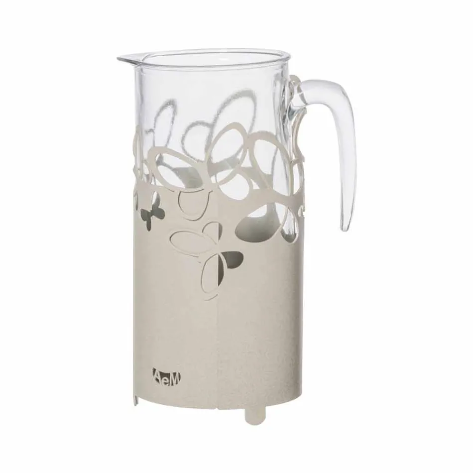 Moderne flessenhouder in wit, beige of ivoorijzer Gemaakt in Italië - Leiden Viadurini