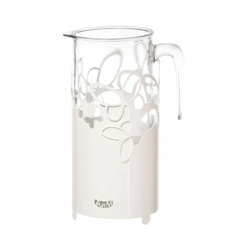 Moderne flessenhouder in wit, beige of ivoorijzer Gemaakt in Italië - Leiden Viadurini