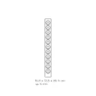 Wandhouder voor wijnflessen in transparant acrylkristal - Piccolo Viadurini