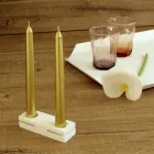 Witte Corian Design Kaarshouder voor Woonkamer Made in Italy - Sisifo Viadurini