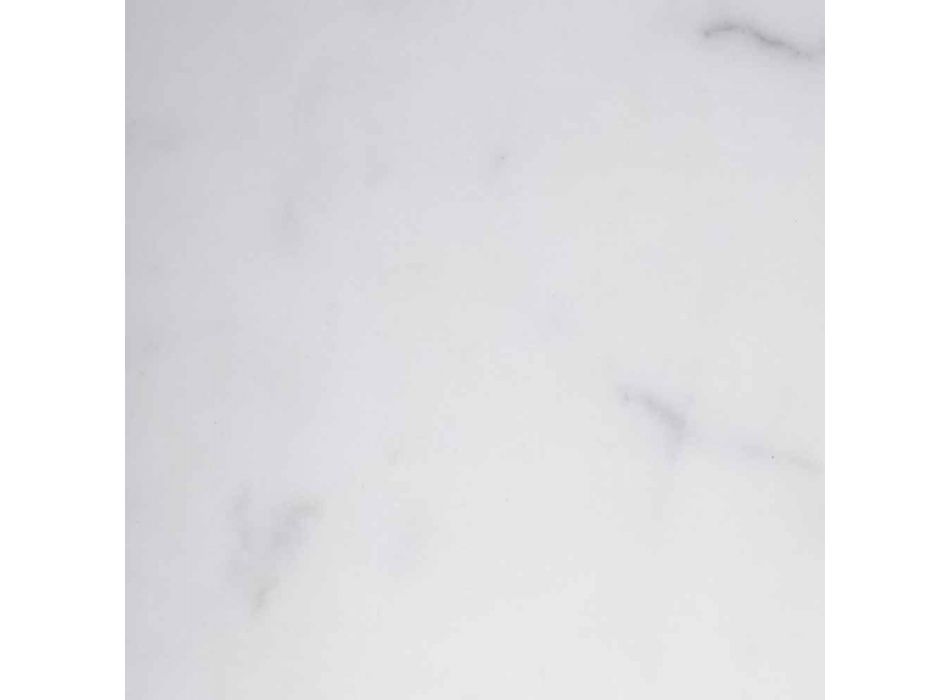 Carrara Marmer, Marquinia en koperen kandelaar gemaakt in Italië - Braxton Viadurini