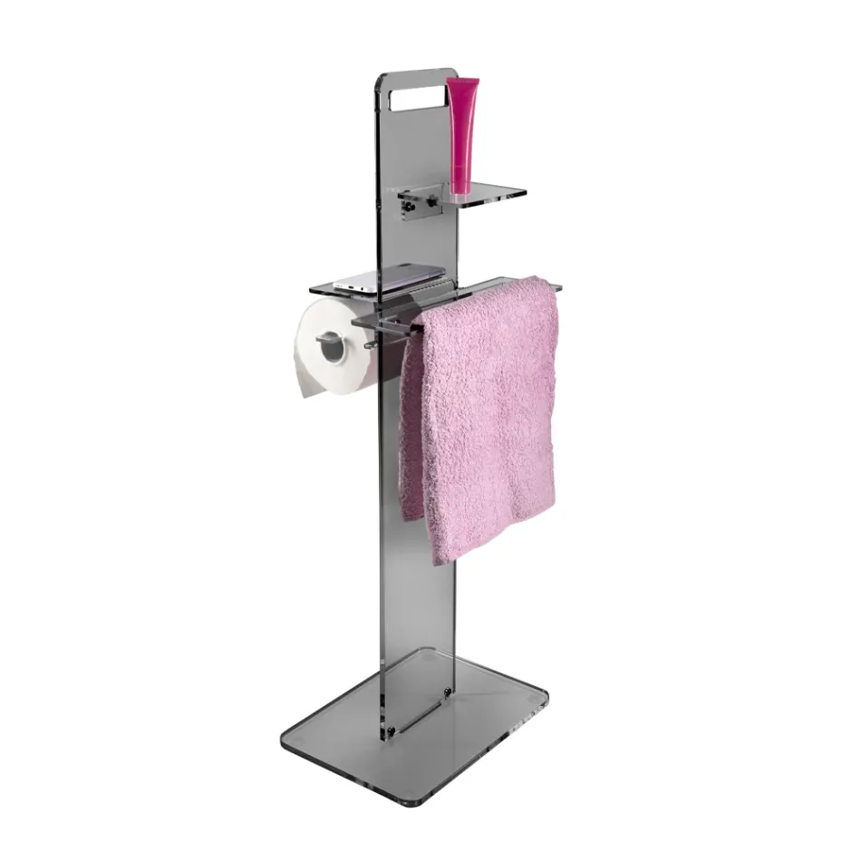 Papierhouder, handdoek en bidetzeephouder Made in Italy - Pluto Viadurini