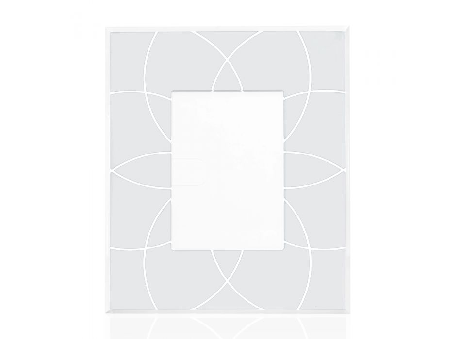 Fotolijst 10x15 cm met gekleurd plexiglas frame en decoraties - Kang Viadurini
