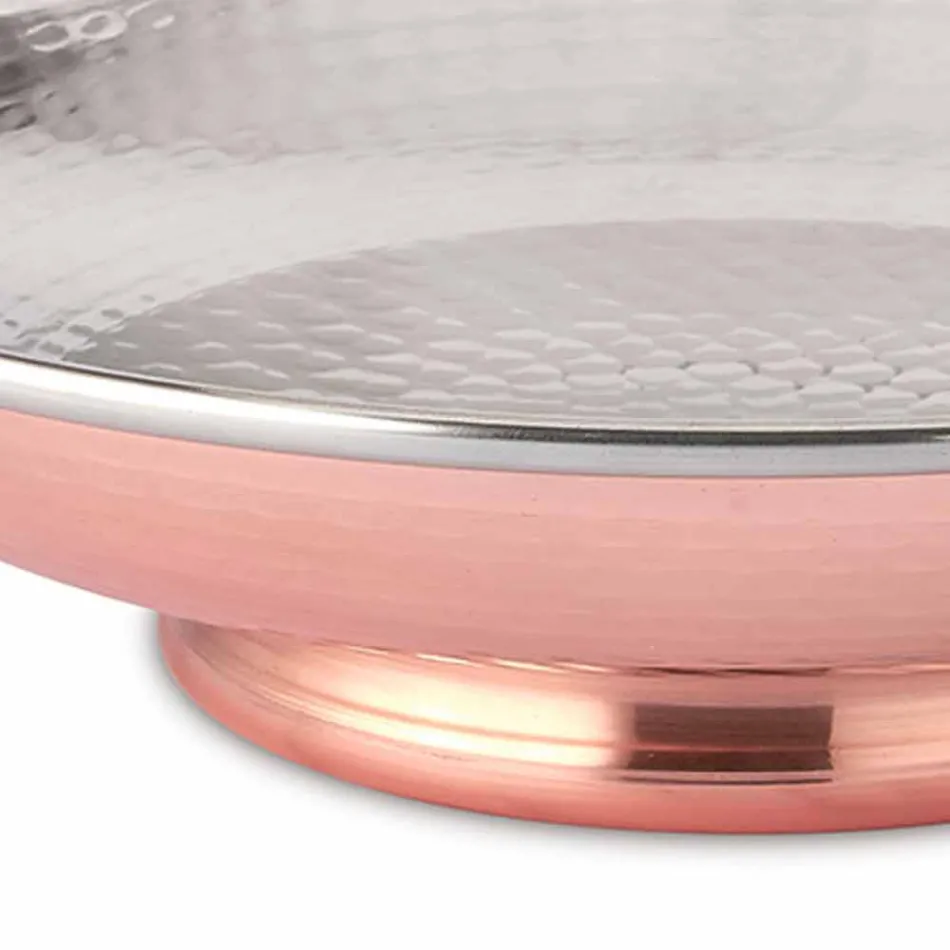 Design Tafel Fruitschaal Handgeslagen Koper Middelpunt 28 cm - Terraemare Viadurini