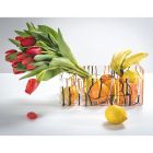Moderne gekleurde plexiglas fruitschaal gemaakt in Italië - Multifruits Viadurini