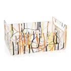 Moderne gekleurde plexiglas fruitschaal gemaakt in Italië - Multifruits Viadurini