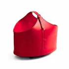 Portalegna van interieur met wiel in een modern geregenereerd leer Fabia Viadurini