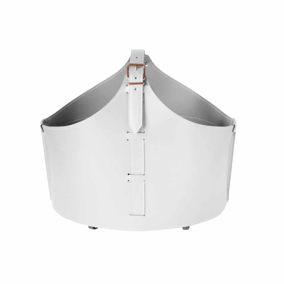 Portalegna van interieur met wiel in een modern geregenereerd leer Fabia Viadurini