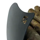 Interne brandhouthouder in gelakt staal Made in Italy - Leopoldo Viadurini