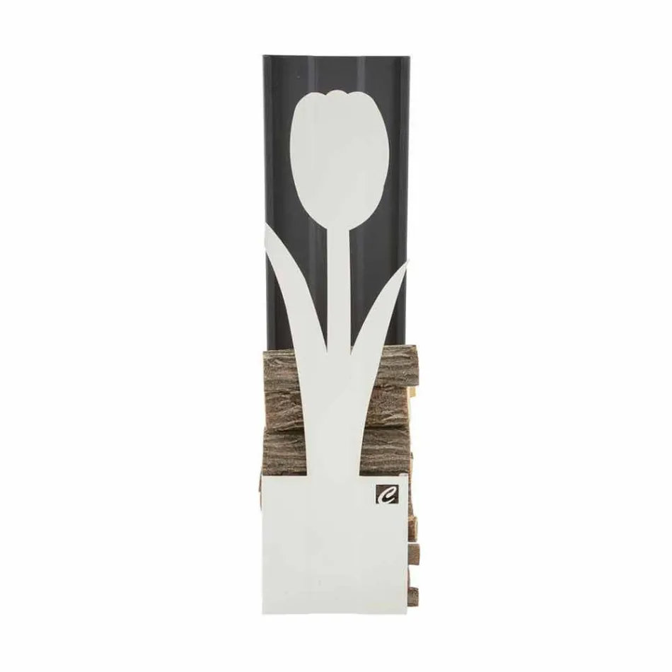 Openhaardhouder voor Camino Caf Design Made in Italy PLV F Viadurini