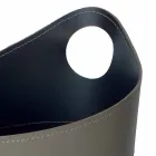 Brandhout houder, ijzeren houder en strijkijzers voor Nicad leer, gemaakt in Italië Viadurini