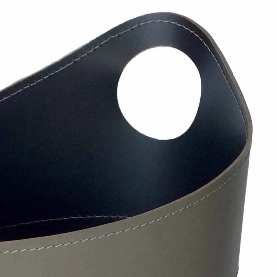 Brandhout houder, ijzeren houder en strijkijzers voor Nicad leer, gemaakt in Italië Viadurini