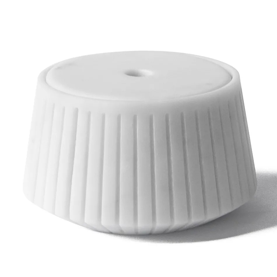 Wit Carrara Marmer of Zwart Portoro Design Gestreepte Opberger - Cairo Viadurini