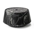 Wit Carrara Marmer of Zwart Portoro Design Gestreepte Opberger - Cairo Viadurini