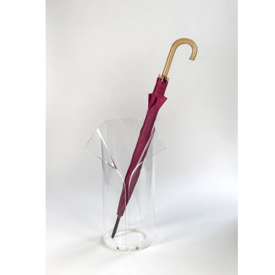 Entreeparaplubak in transparant recyclebaar plexiglas - Merlon Viadurini