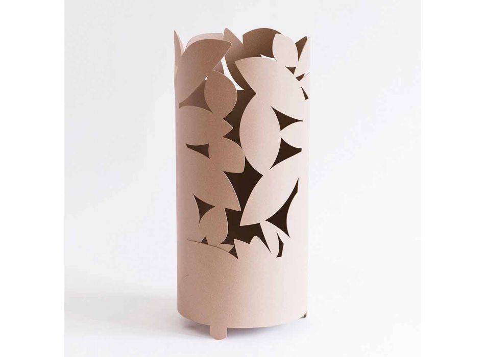 Design paraplubak met de vorm van ijzeren bladeren Made in Italy - Piumotto Viadurini