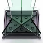 Modern design paraplubak in methacrylaat Colarato gemaakt in Italië - papa Viadurini