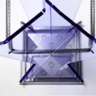 Modern design paraplubak in methacrylaat Colarato gemaakt in Italië - papa Viadurini