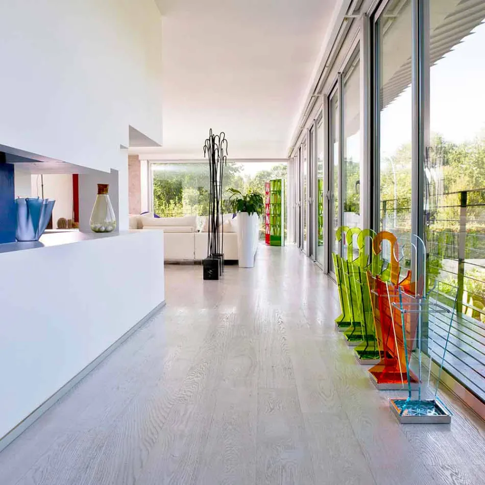 Modern design paraplubak in methacrylaat Colarato gemaakt in Italië - papa Viadurini