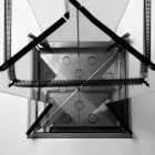 Modern design paraplubak in methacrylaat Colarato gemaakt in Italië - papa Viadurini