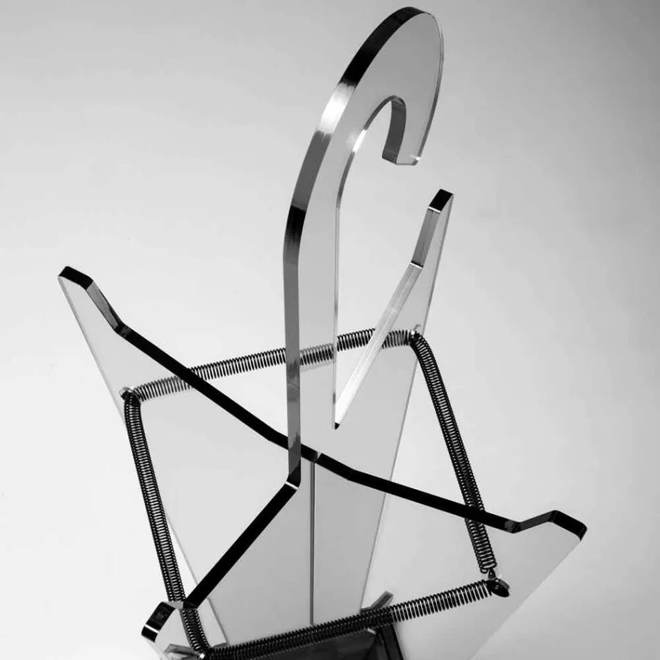 Modern design paraplubak in methacrylaat Colarato gemaakt in Italië - papa Viadurini