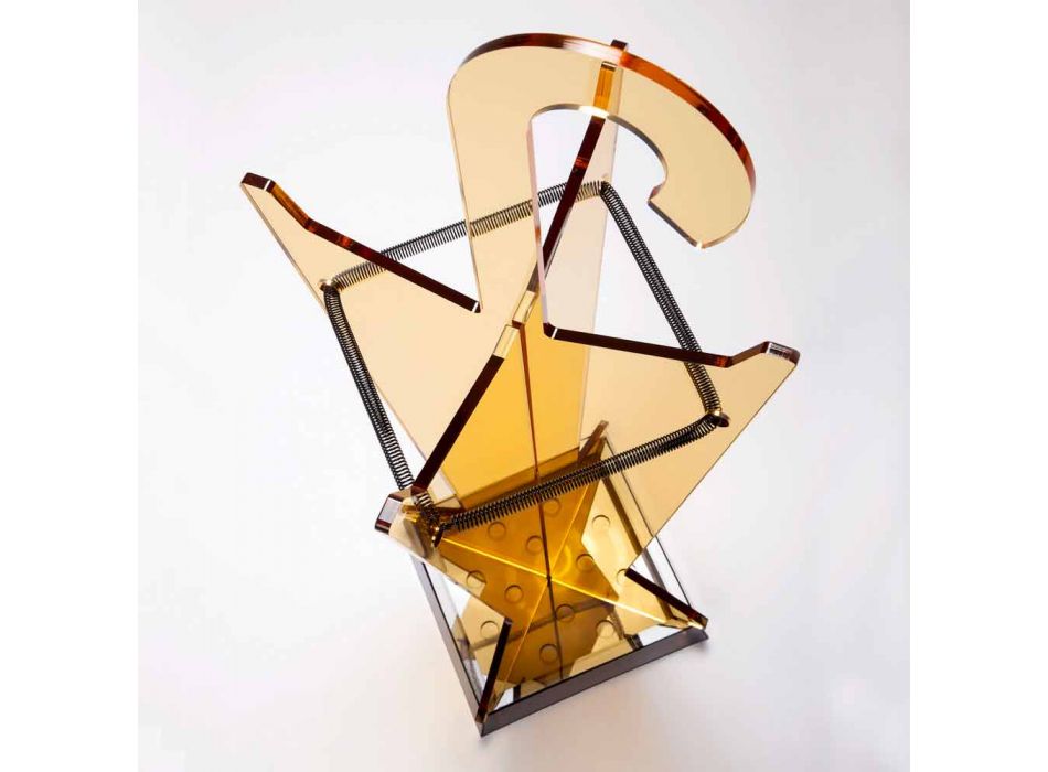Modern design paraplubak in methacrylaat Colarato gemaakt in Italië - papa Viadurini