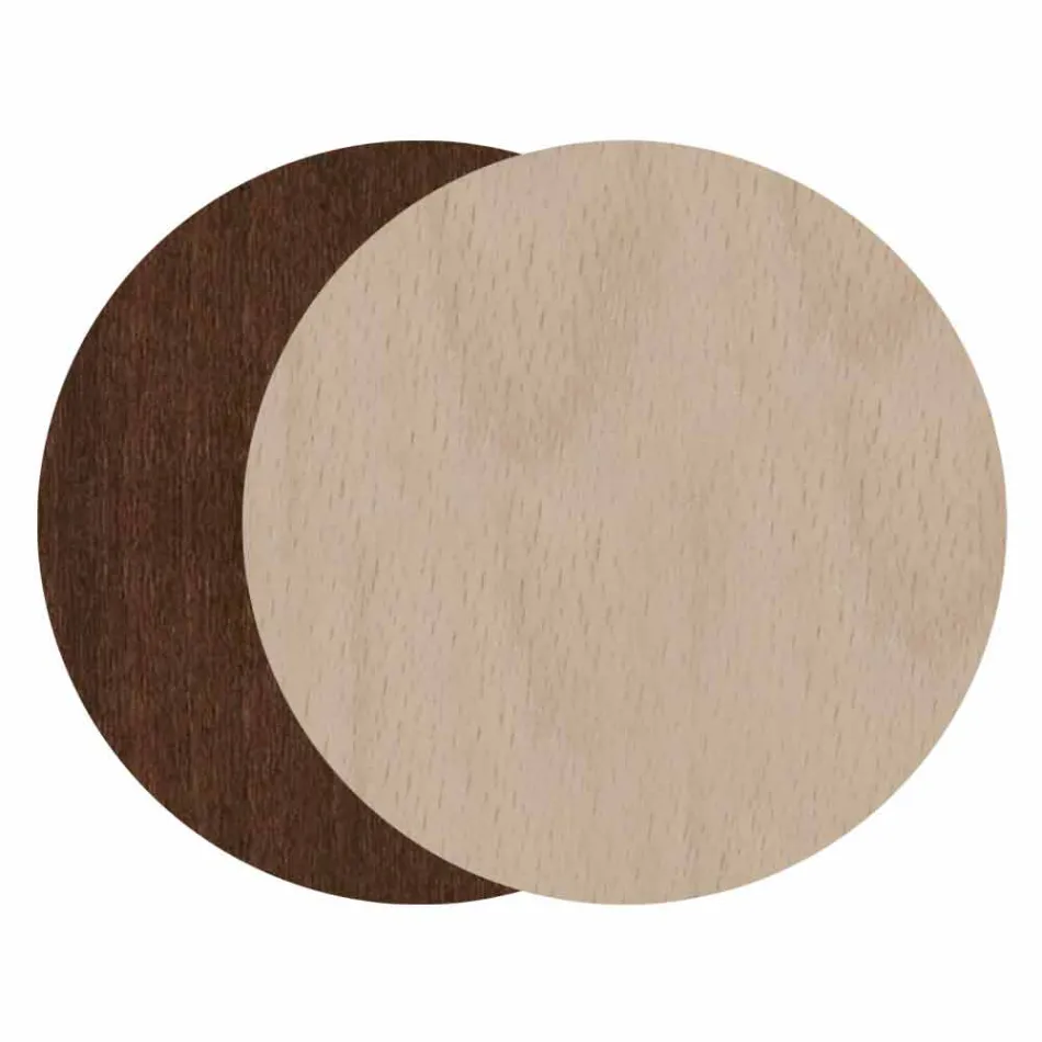 Moderne elegante rechthoekige design paraplubak in versierd hout - Dekoro Viadurini