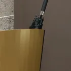 Paraplubak van goud en brons geverfd plaatstaal Made in Italy - Azalea Viadurini